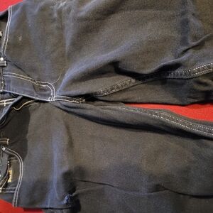 Men's Classic Black Denim Straight Jeans